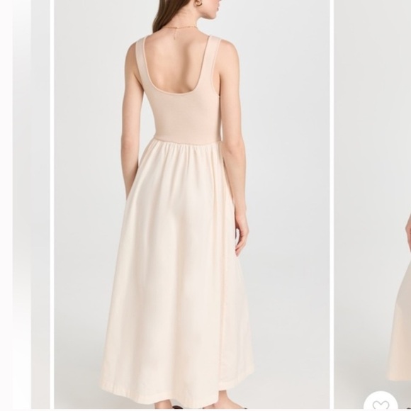 Monrow Stretch Poplin Mix Tank Dress - Picture 2 of 12